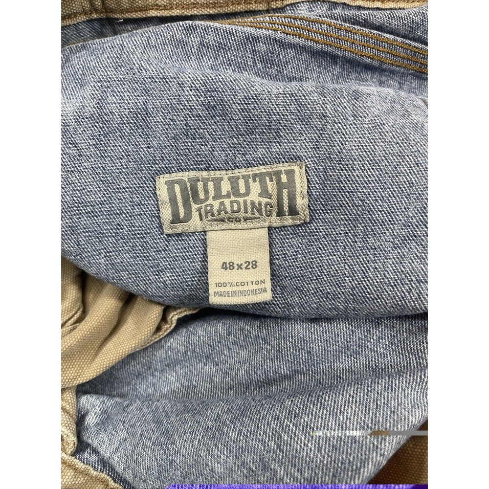 DULUTH Trading Co Men's Blue Relaxed Fit Heavy Casual Utility Jeans Size 48x28 - Picture 7 of 7